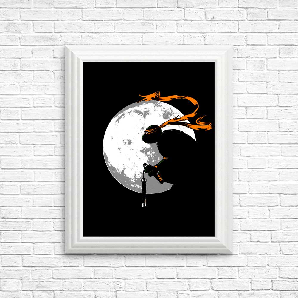 Poster and Print Set of Moon Nunchaku by TwistMedia