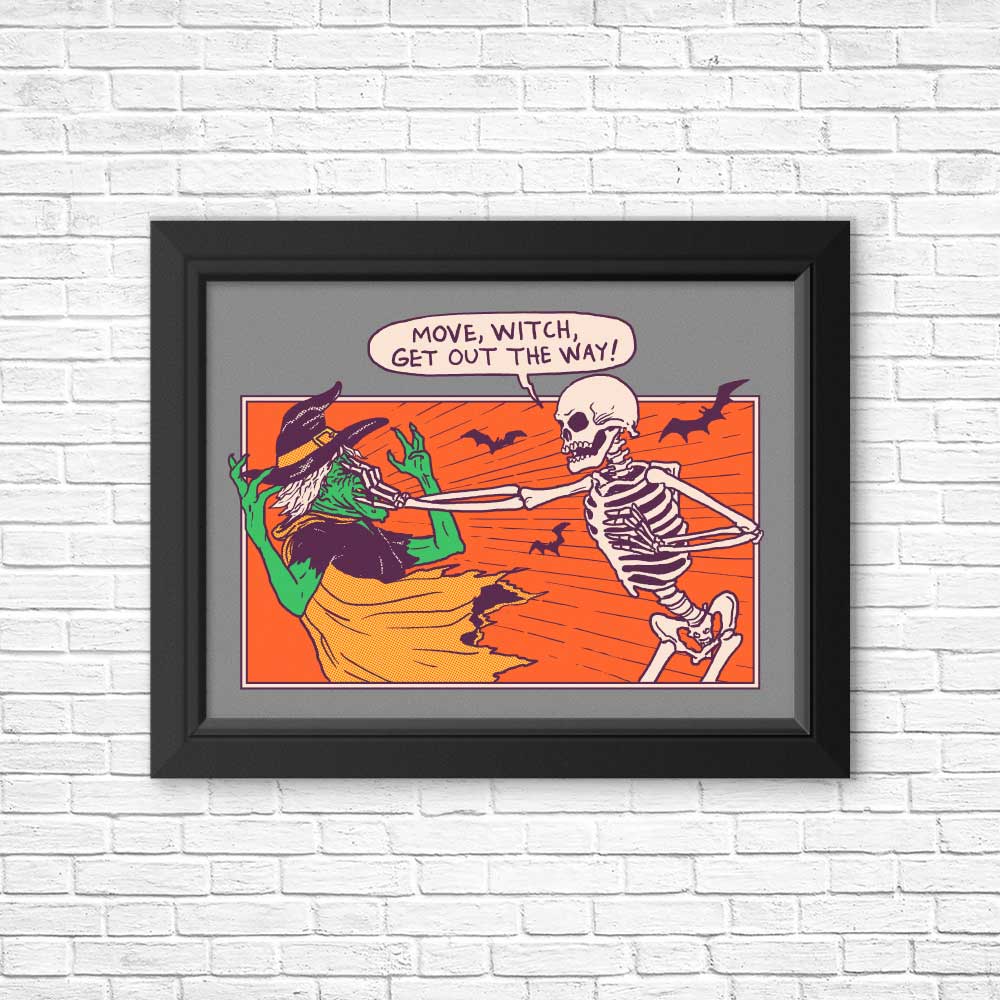 Unique 'Move Witch' Posters and Prints by Hillary White