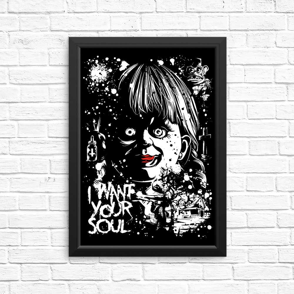 Captivating 'I Want Your Soul' Posters and Prints by Arinesart