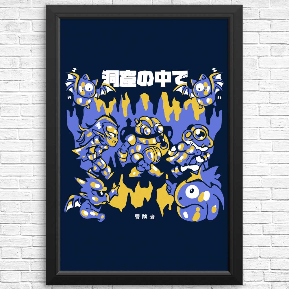 Walking Through the Caves - High - Quality Posters and Prints