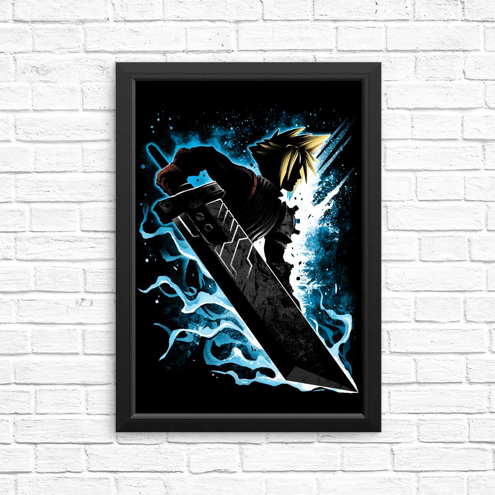 Exclusive Posters and Prints Featuring Ex - Soldier and Buster Sword from Alemaglia
