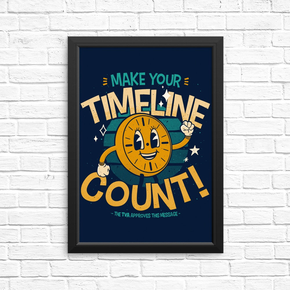 Count Your Timeline with High - Quality Posters & Prints