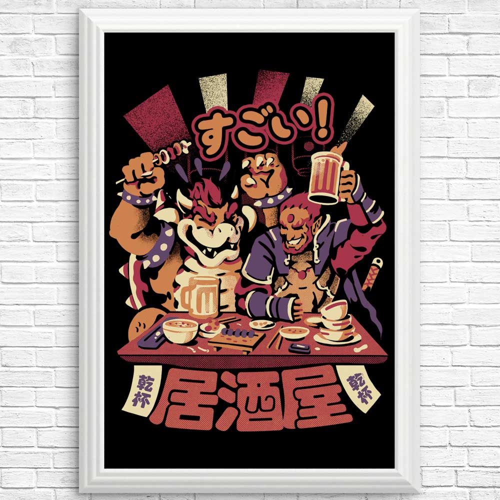 Villains Izakaya Art Posters and Prints from Ilustrata