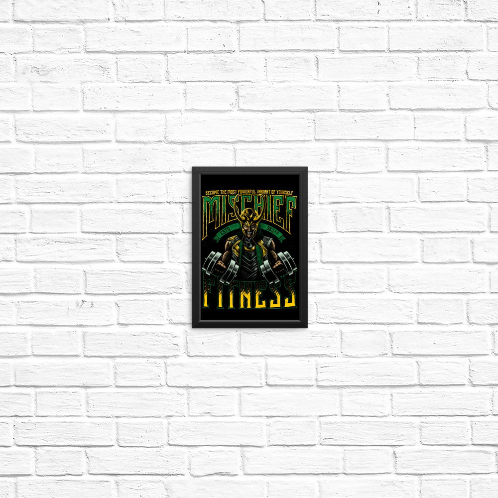 Mischief Fitness Workout Posters and Art Prints