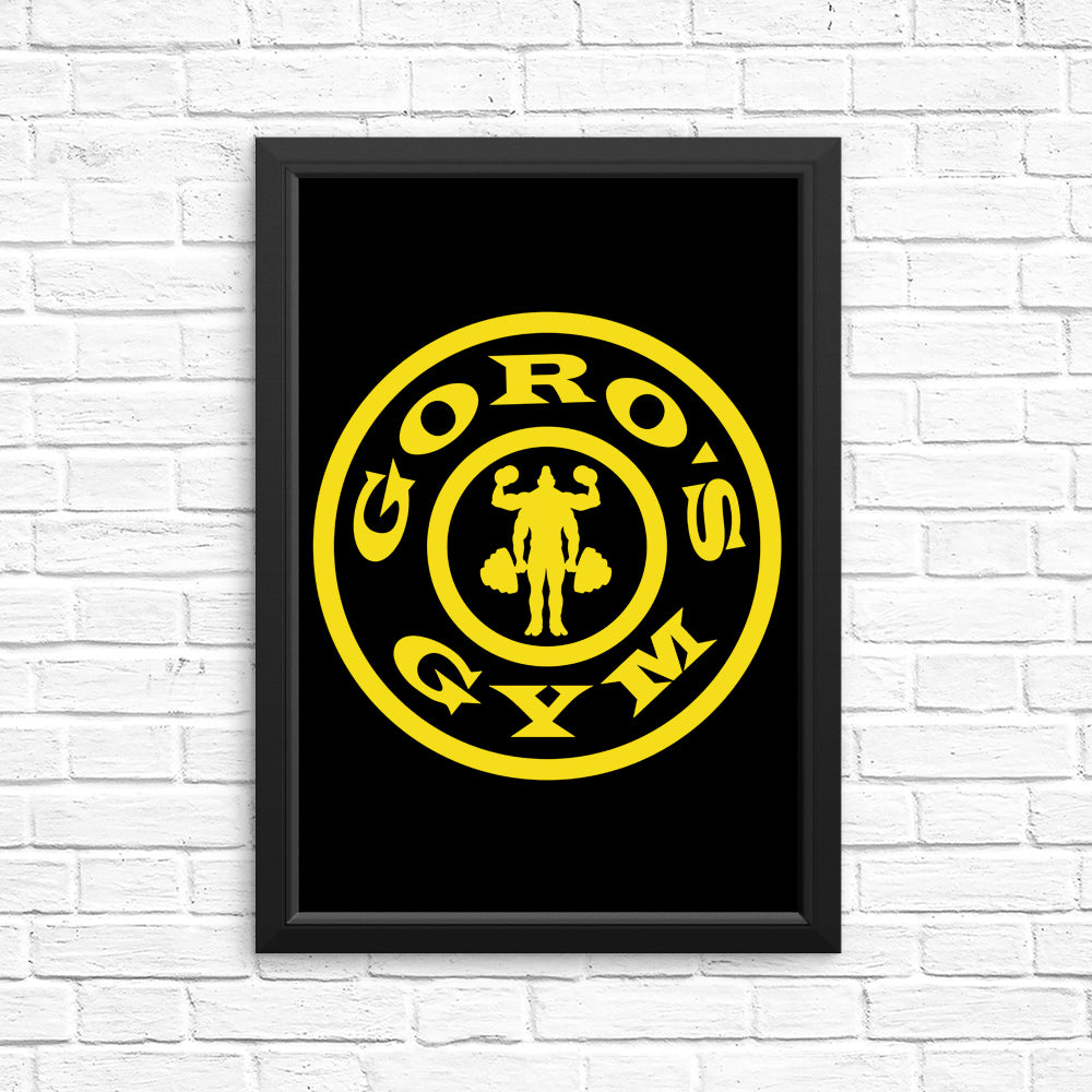 Goro's Gym - High - quality Wall Posters and Prints
