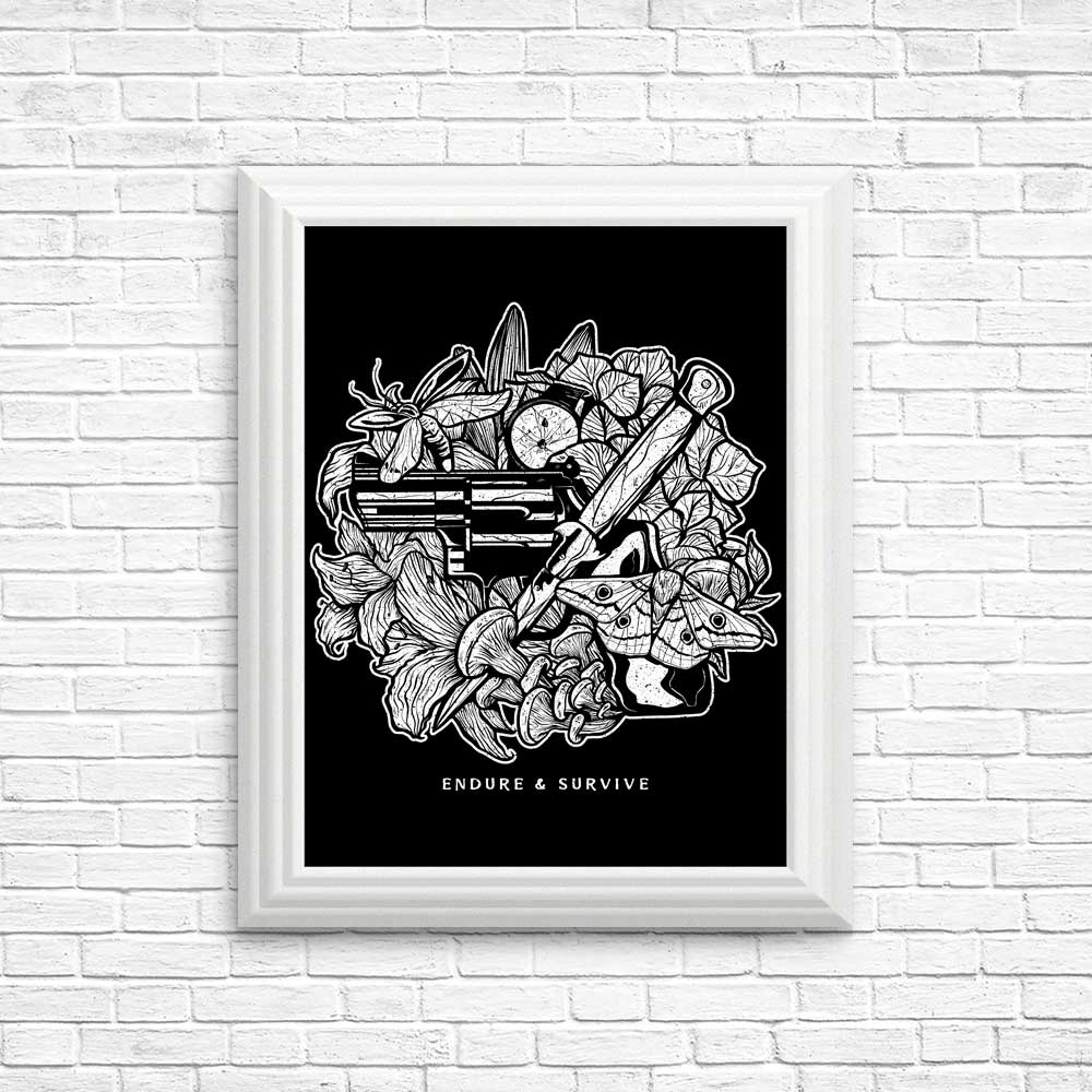 High - Quality 'Endure and Survive' Posters & Prints by Demonigote