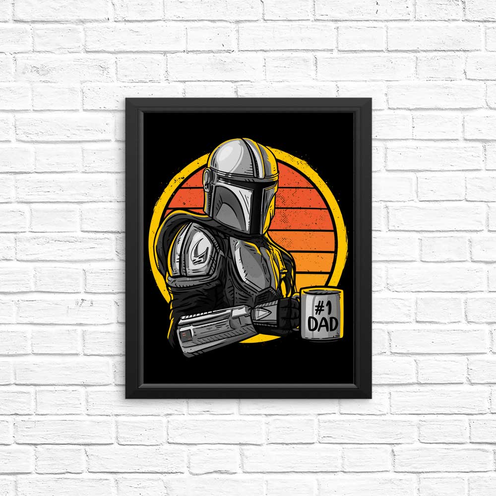 Top - Quality 'Galaxy's Best Dad' Posters and Prints