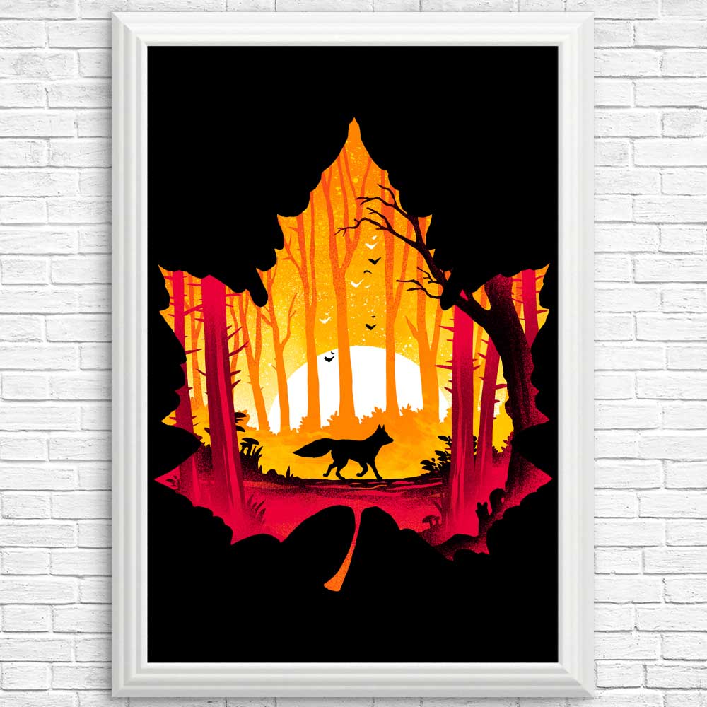 Alemaglia's Sunset Fox High - Quality Posters and Prints