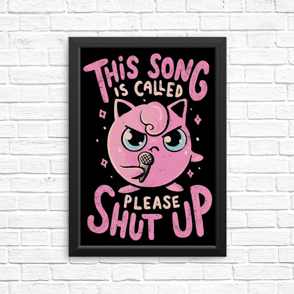 Arigatees 'Please Be Quiet' Posters and Prints