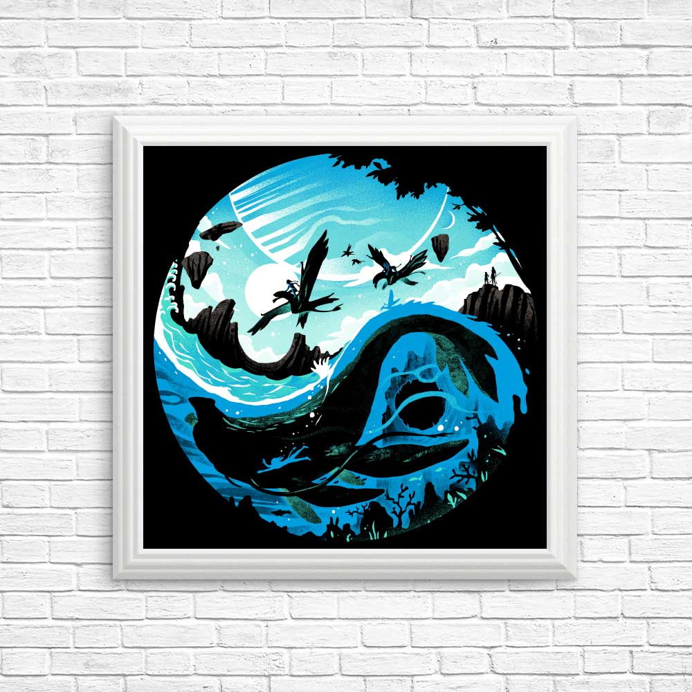 High - Quality YinYang of Water Posters and Prints by Alemaglia
