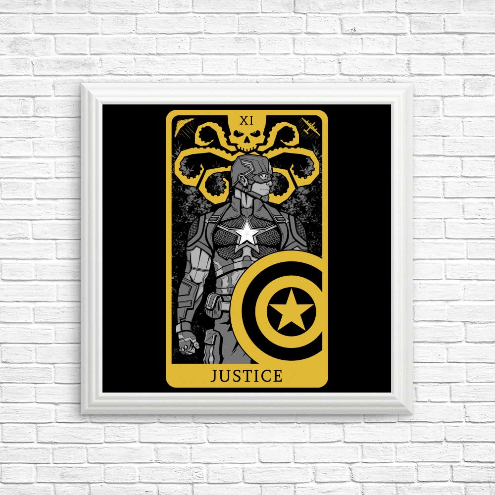 Tarot Justice-themed Art Posters and Prints for Home Decor