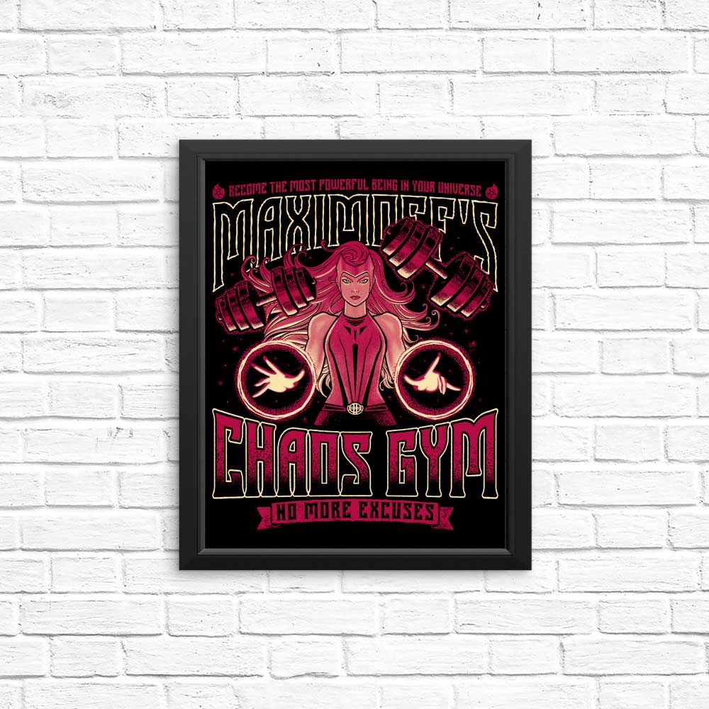 High - Quality Chaos Gym Posters and Prints from Teesgeex