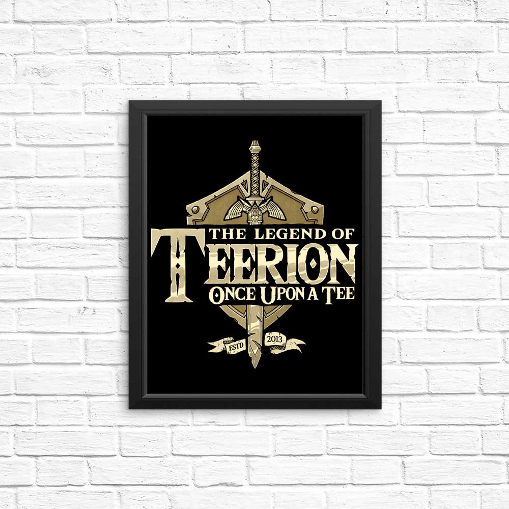 High - quality Teerion Legend Posters and Prints