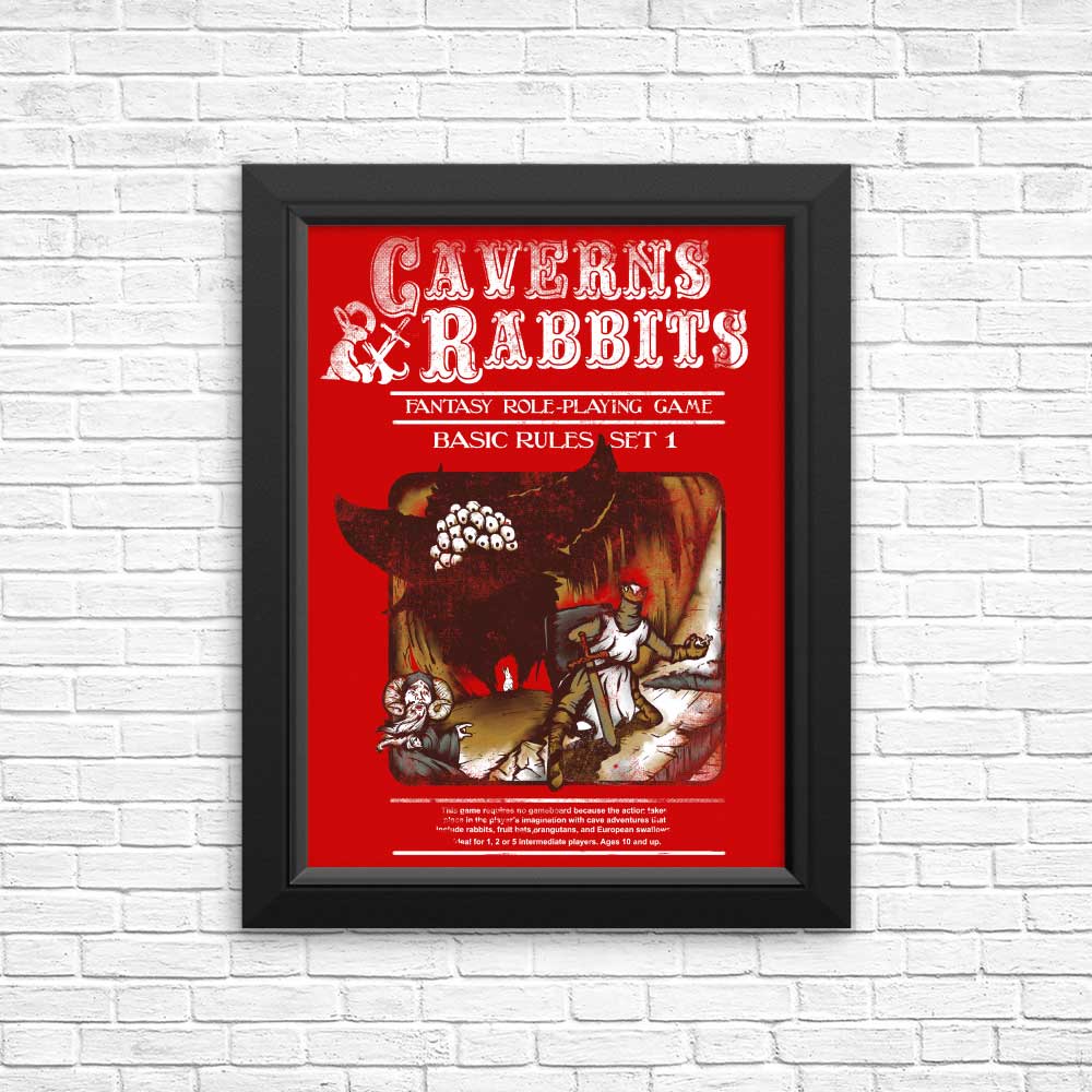 High - Quality 'Caverns and Rabbits' Posters & Prints