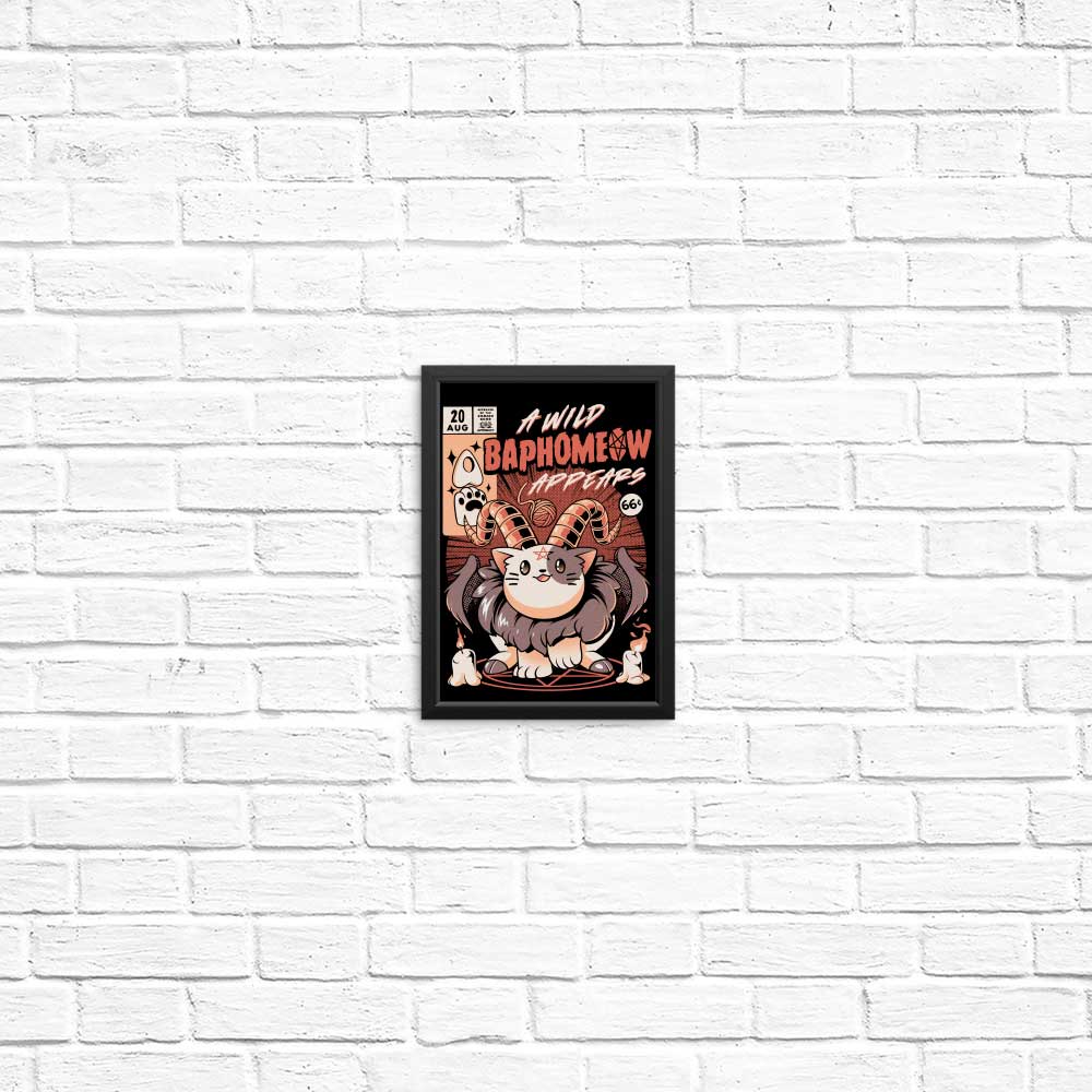 Baphomeow High - Quality Art Posters & Prints by Ilustrata