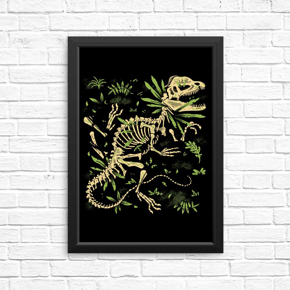 Dilophosaurus Fossil-themed Posters and Prints by Fitas Artwork