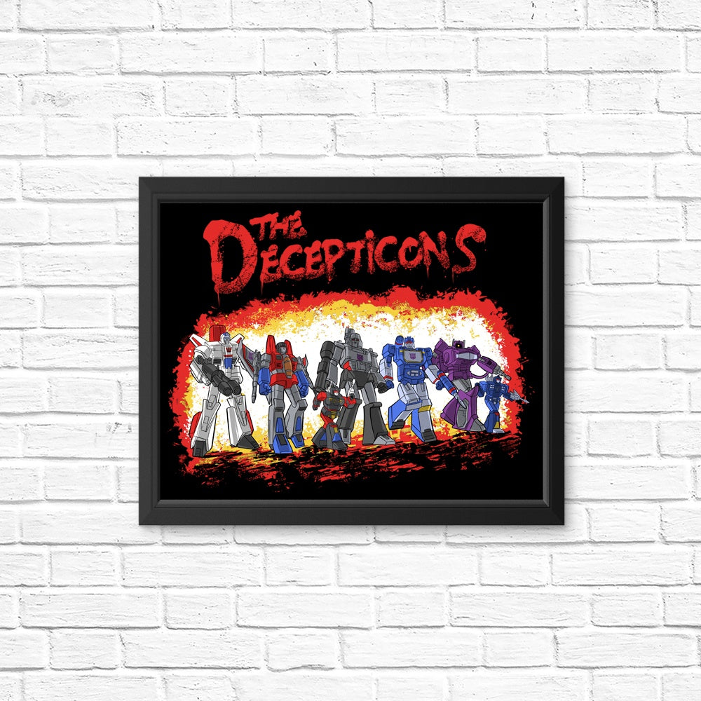 High - quality Decepticons Posters and Prints from Zascanauta