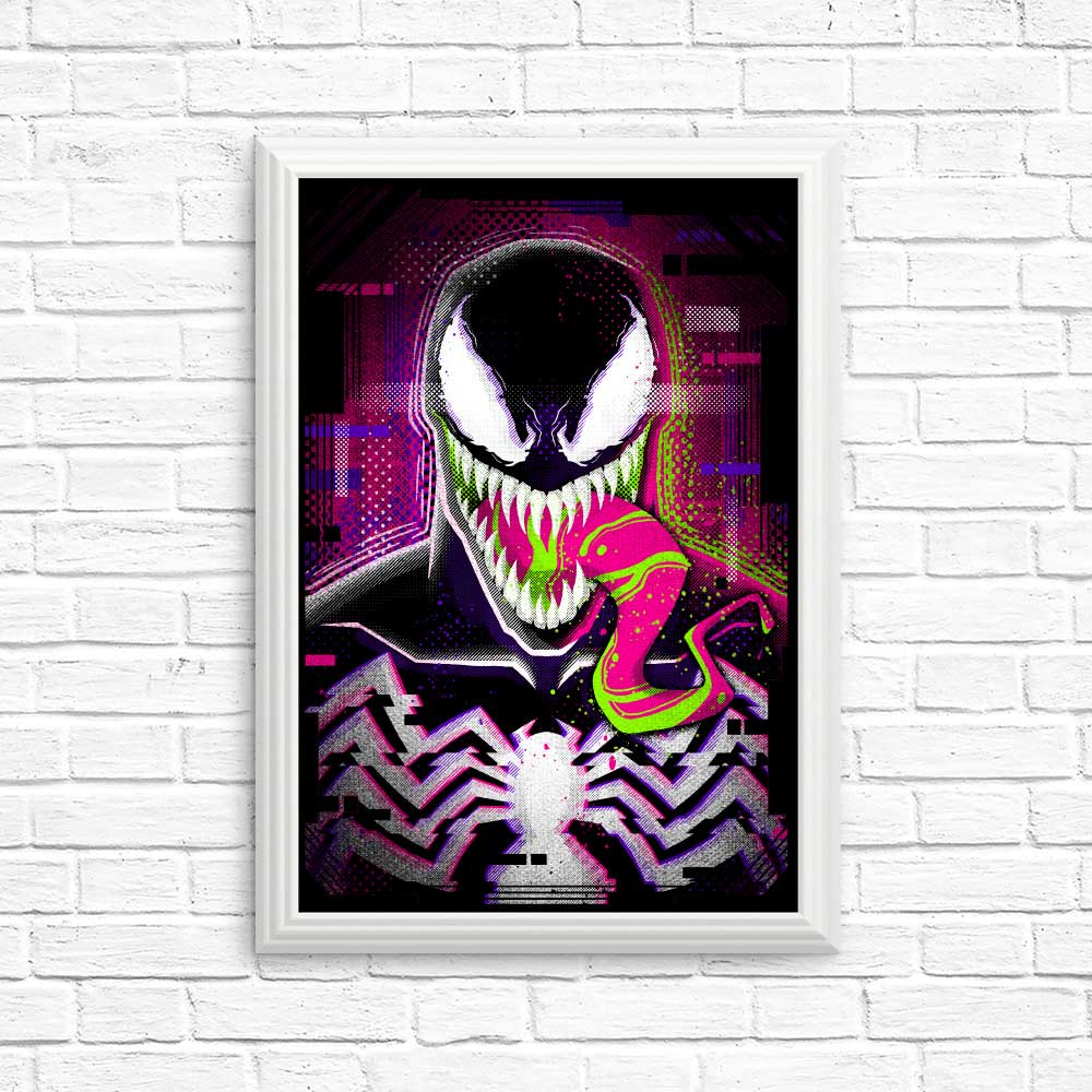 High - Quality Glitched Symbiote Posters and Prints by Danielmorris1993