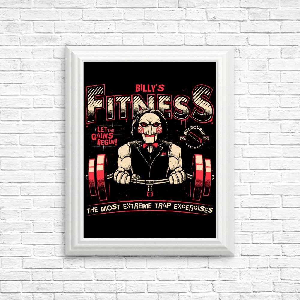 Billy's Fitness High - Quality Poster and Print Collection