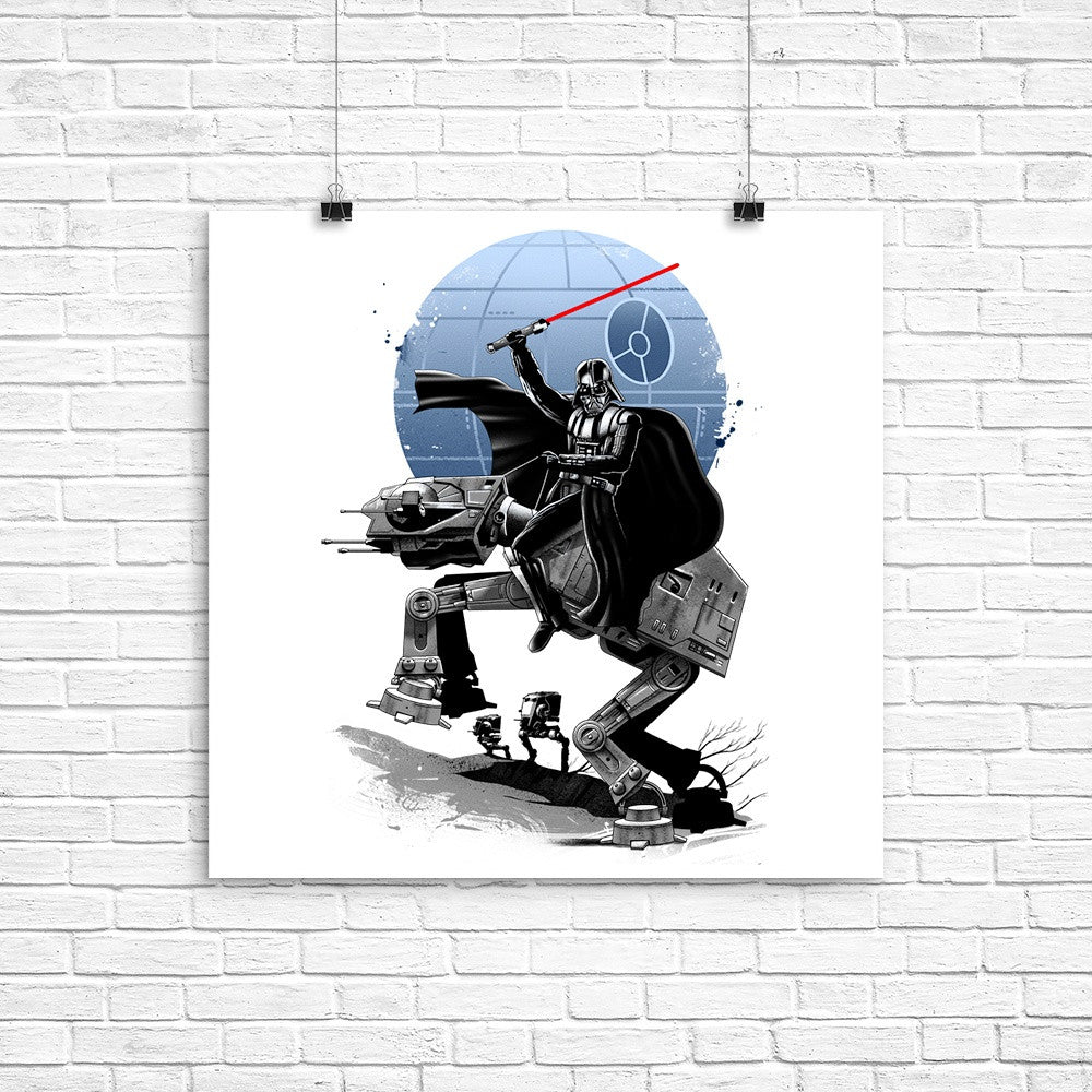 Crossing the Dark Path Art Poster - High - Quality Decorative Print