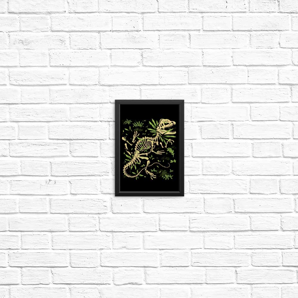 Dilophosaurus Fossil-themed Posters and Prints by Fitas Artwork