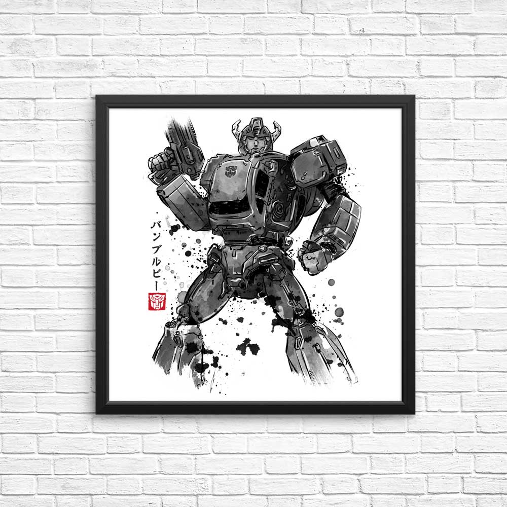 Exquisite Bee Sumi - e Posters and Prints by Dr. Monekers