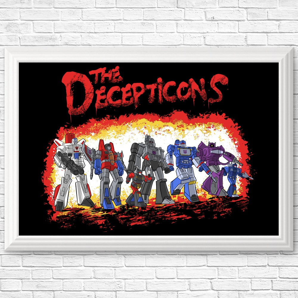 High - quality Decepticons Posters and Prints from Zascanauta