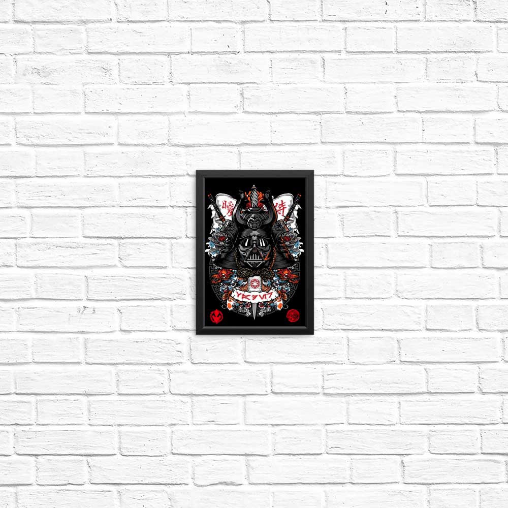 Stunning Dark Lord Samurai Posters and Prints by Arinesart