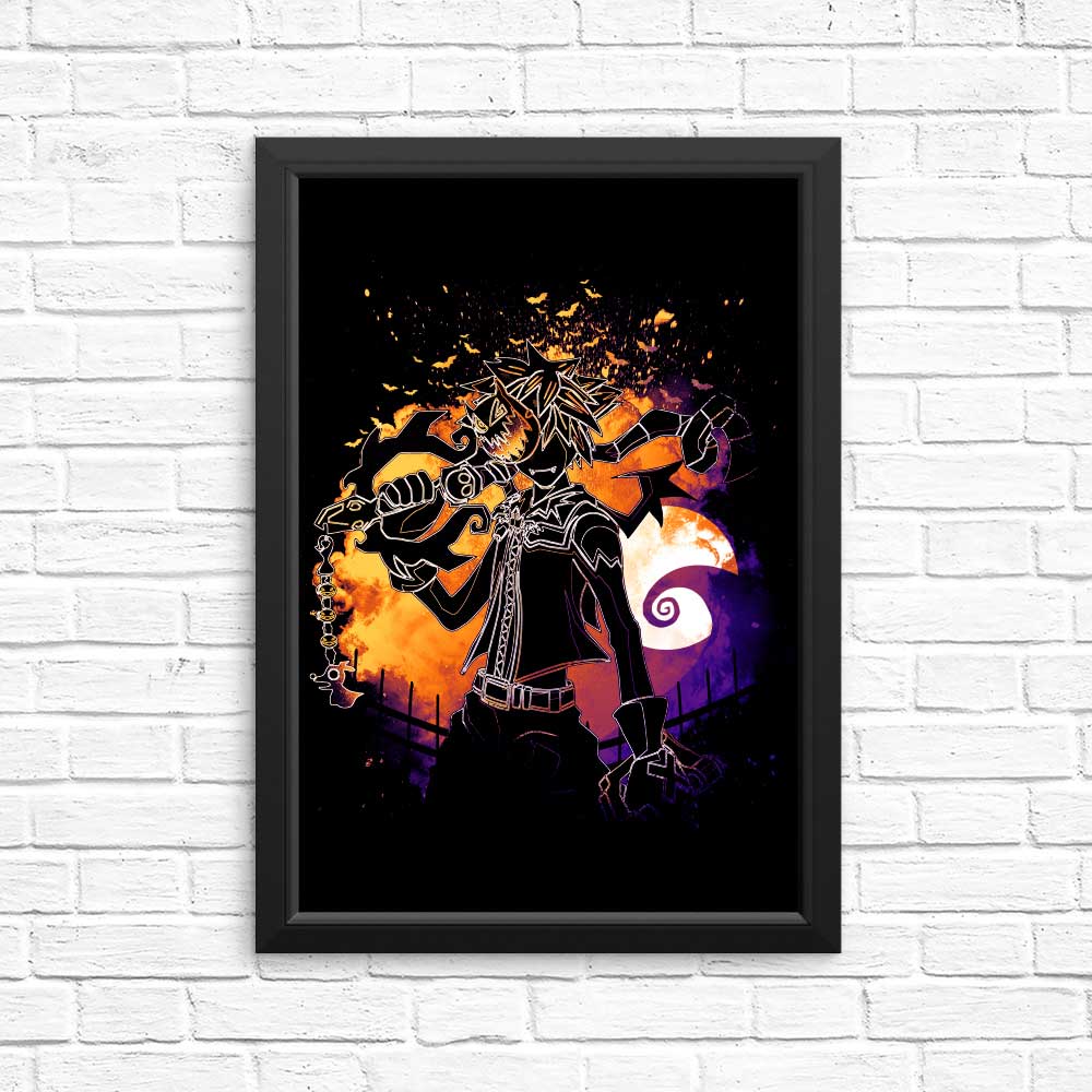 Spooky Halloween Key - Donnie Illustrations Posters & Prints