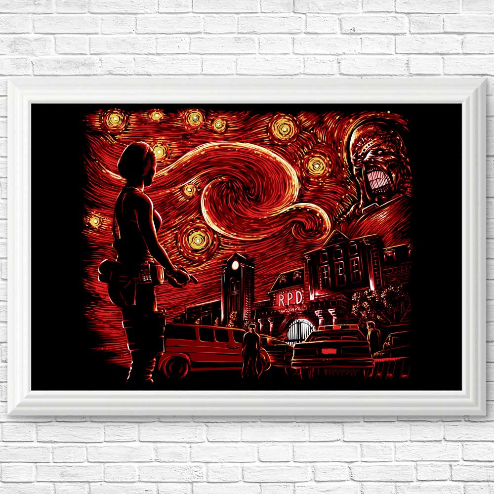 Alternate Starry Evil - High - Quality Posters & Prints