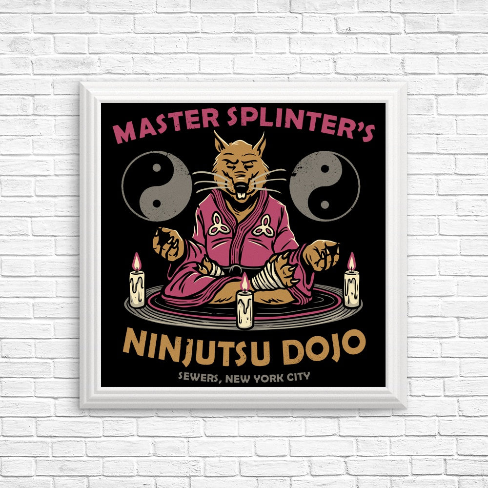 Unique Splinter's Dojo Posters and Prints by Glitchygorilla