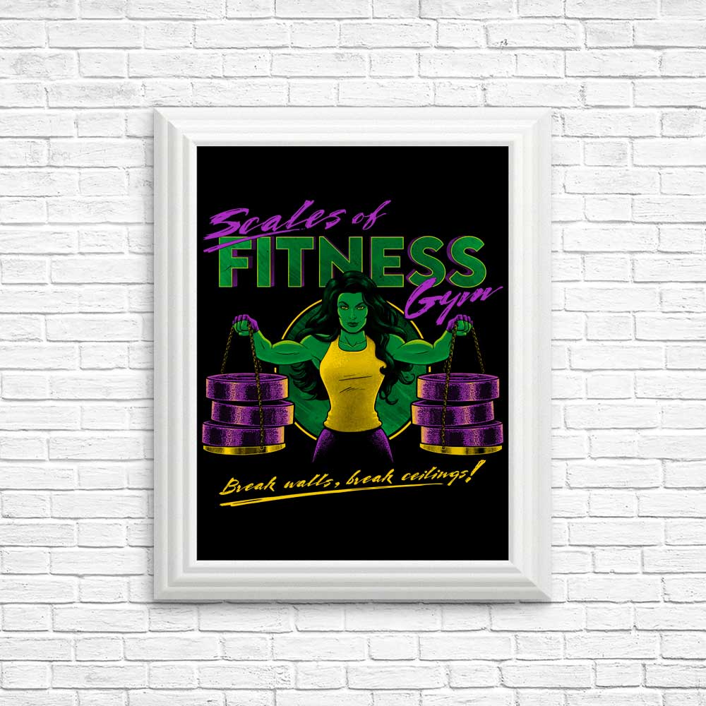 Fitness Scales - High - Quality Posters and Prints for Your Space