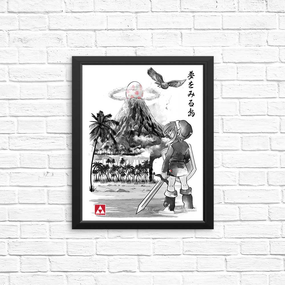 High - Quality Hero's Awakening Sumi - e Posters and Prints