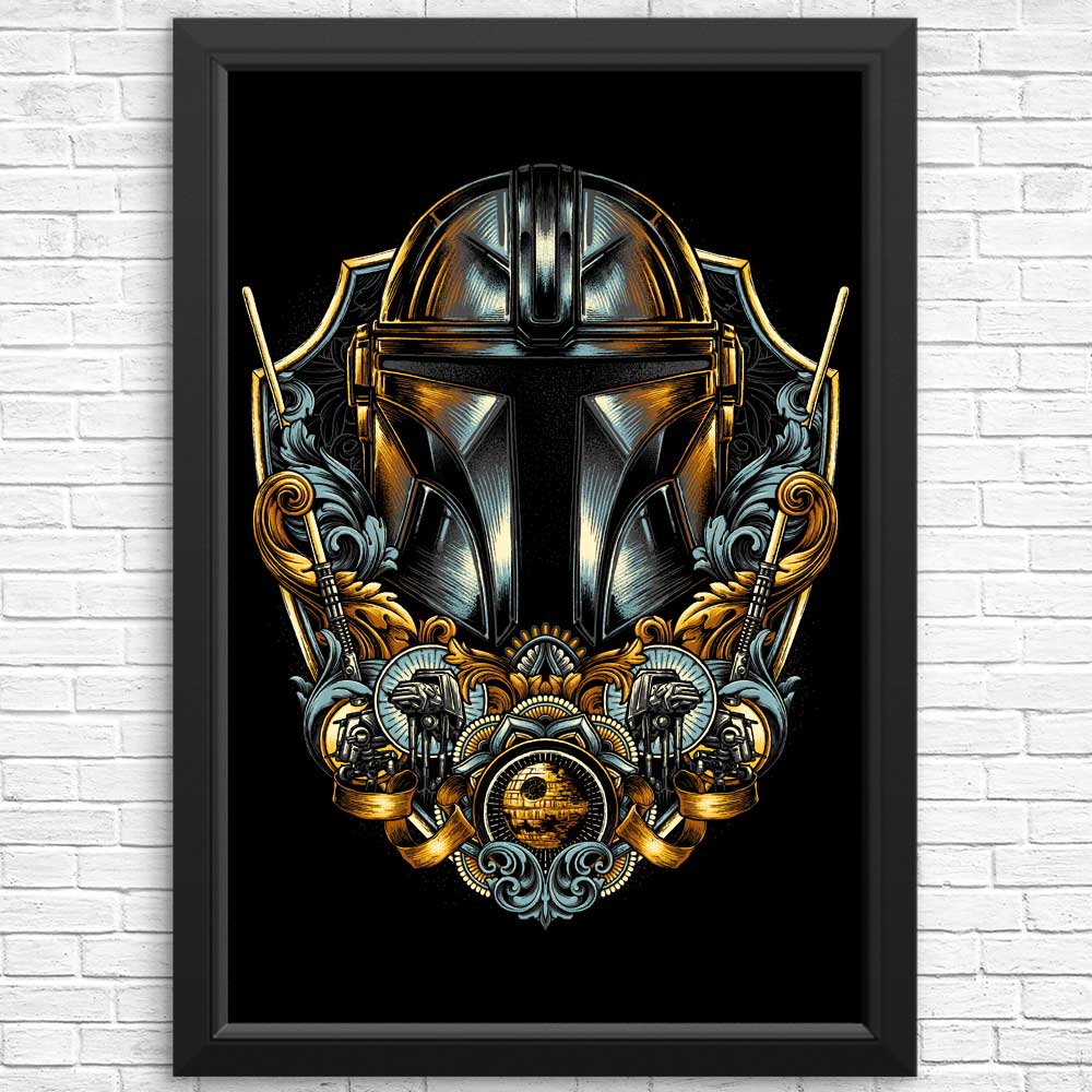 High - quality 'Emblem of the Hunter' Posters and Prints by Glitchygorilla