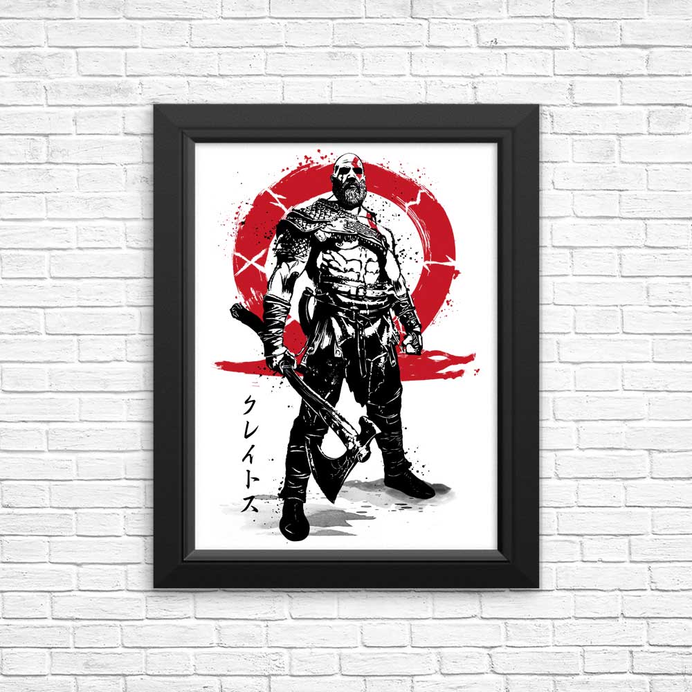 Dr. Monekers' Killer of Gods Sumi-e Art Posters & Prints
