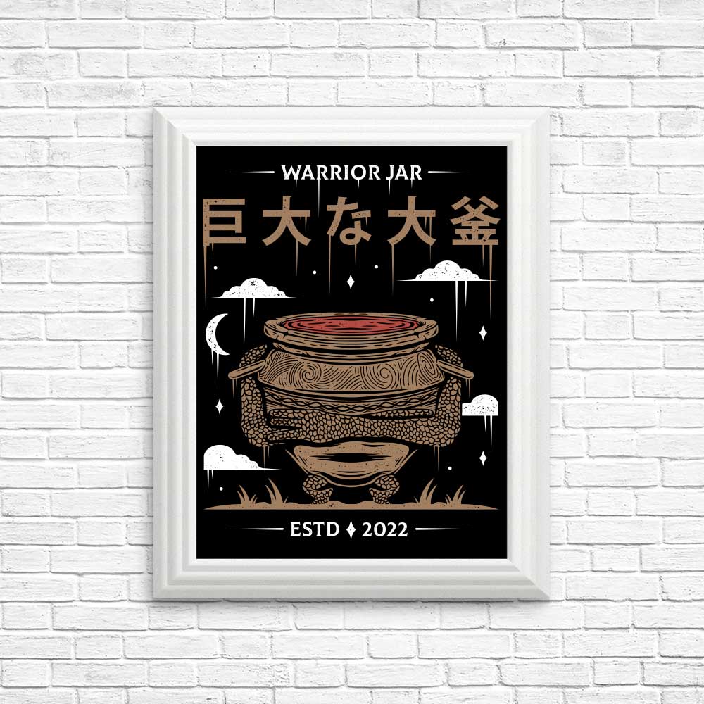 Warrior Jar Art Posters and Prints for Home Decor