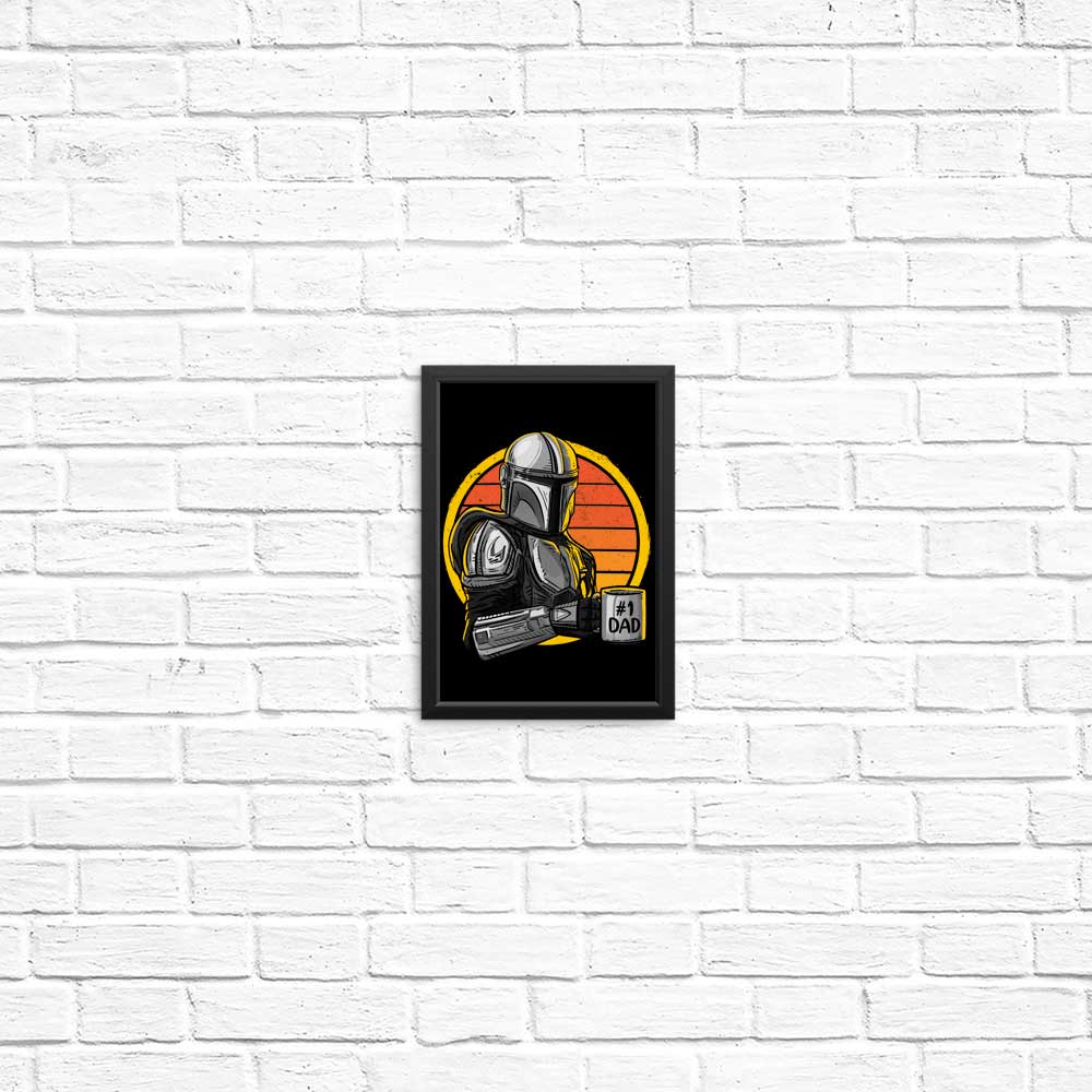 Top - Quality 'Galaxy's Best Dad' Posters and Prints