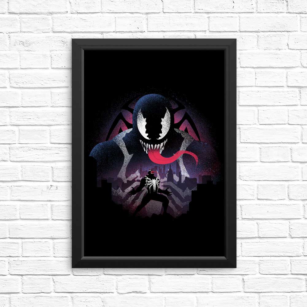 Stylish Black Symbiote Posters and Prints by Donnie Illustrations