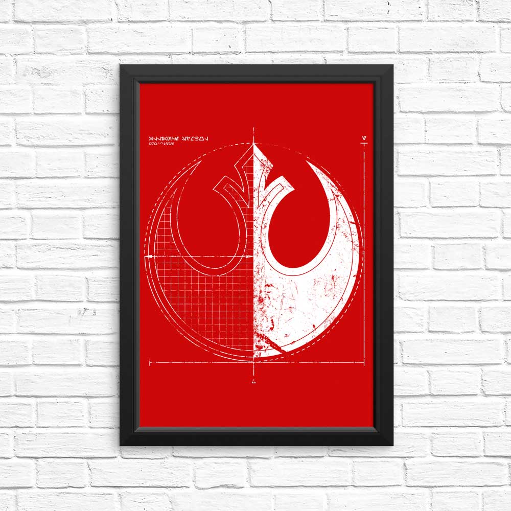 Rebellion Blueprint - High - Quality Posters and Prints