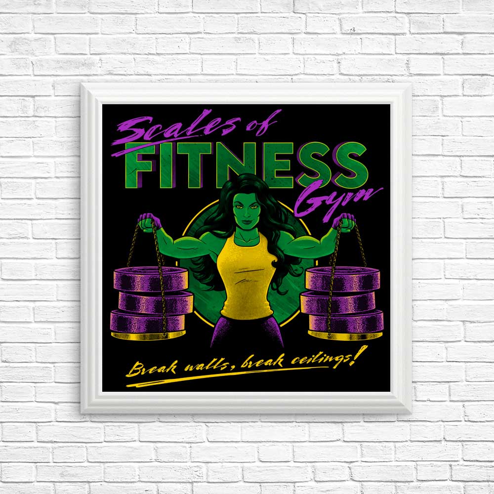 Fitness Scales - High - Quality Posters and Prints for Your Space