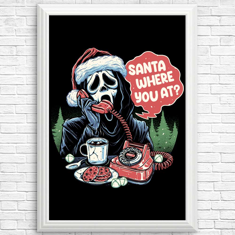 Fun 'Santa Where You At' Posters & Prints by Momma Gorilla