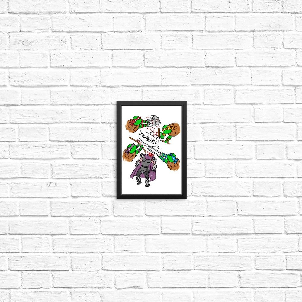 Turtle Pool Wall Posters and Prints for Decor