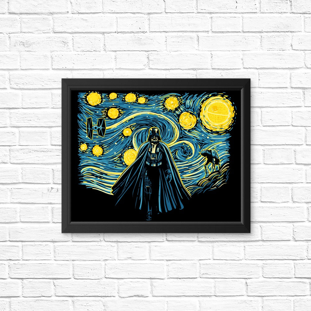 Starry Vader - Artistic Posters and Prints for Decor