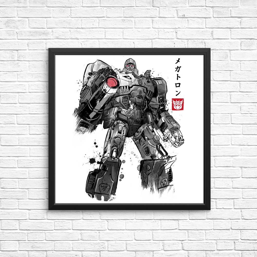 Tyrannical Sumi-e Art - High - Quality Posters and Prints