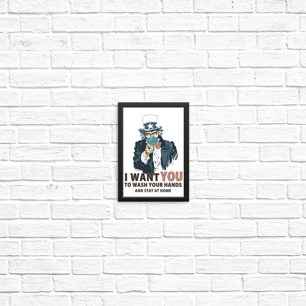 High - Quality 'Wash Your Hands' Posters and Prints by XENOS