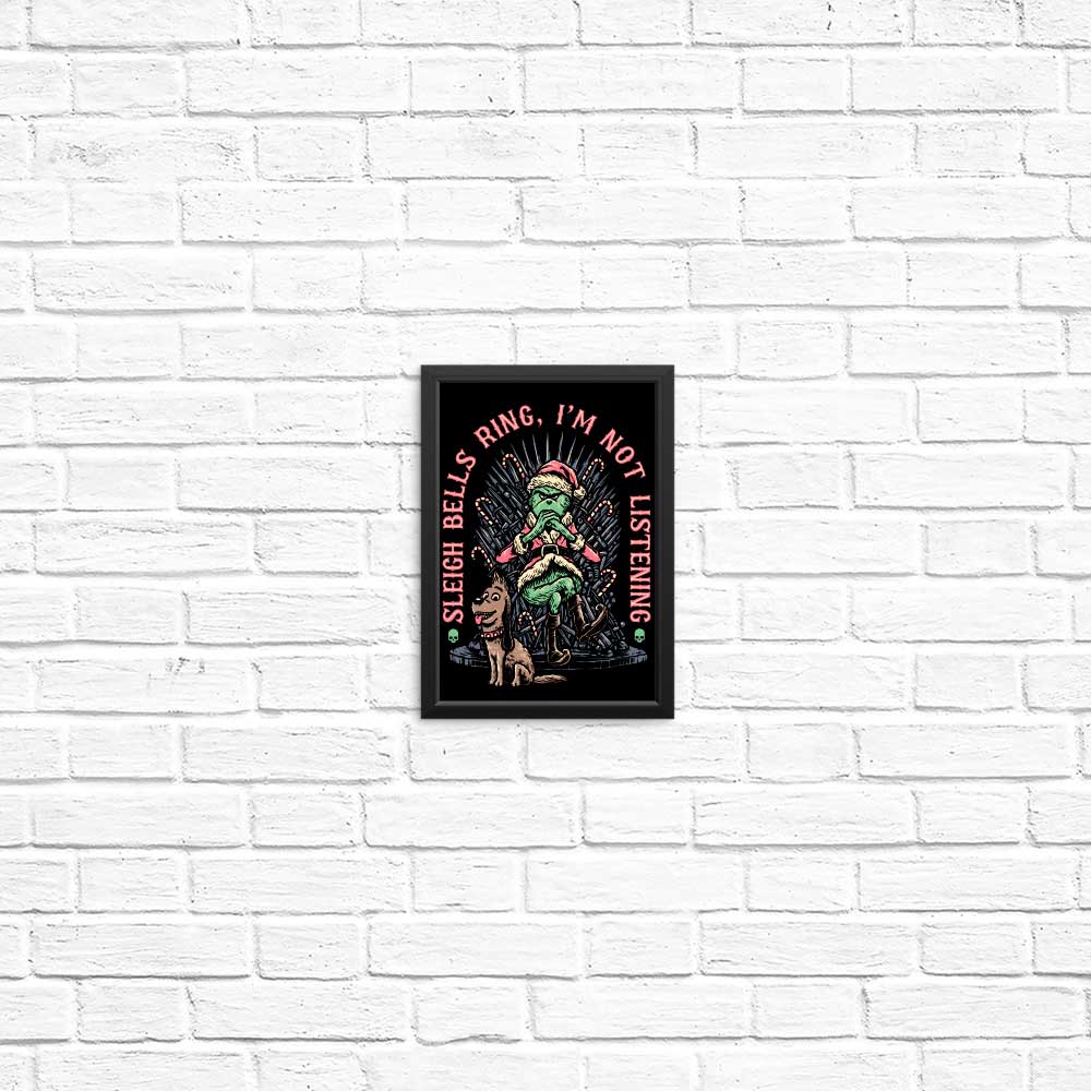 High - Quality 'I'm Not Listening' Posters & Prints by Momma Gorilla