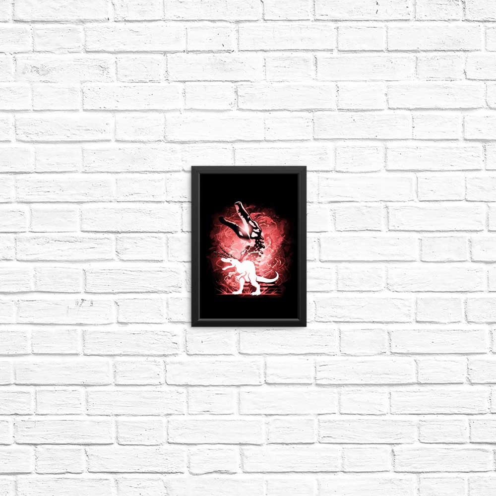 Spinosaurus Silhouette Wall Art - High - Quality Posters & Prints