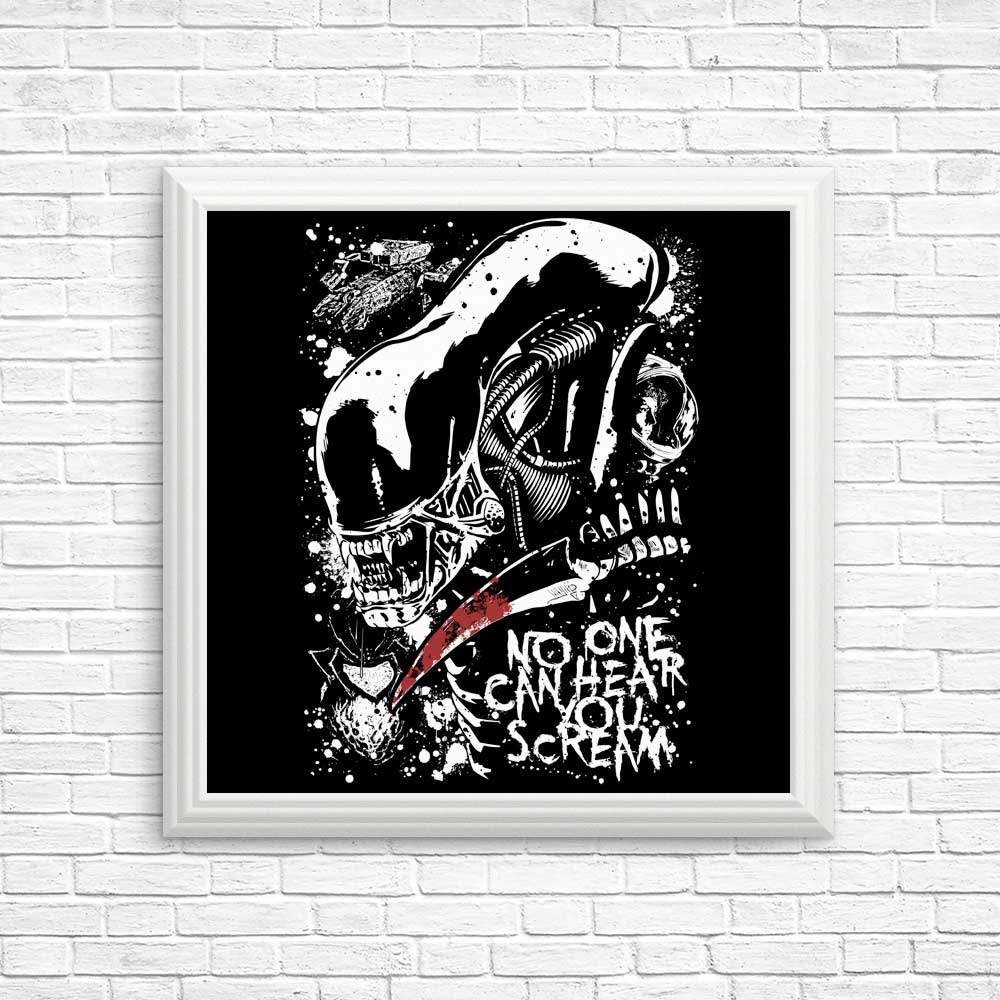 Stunning 'Screaming in Space' Wall Art - High - Quality Posters and Prints