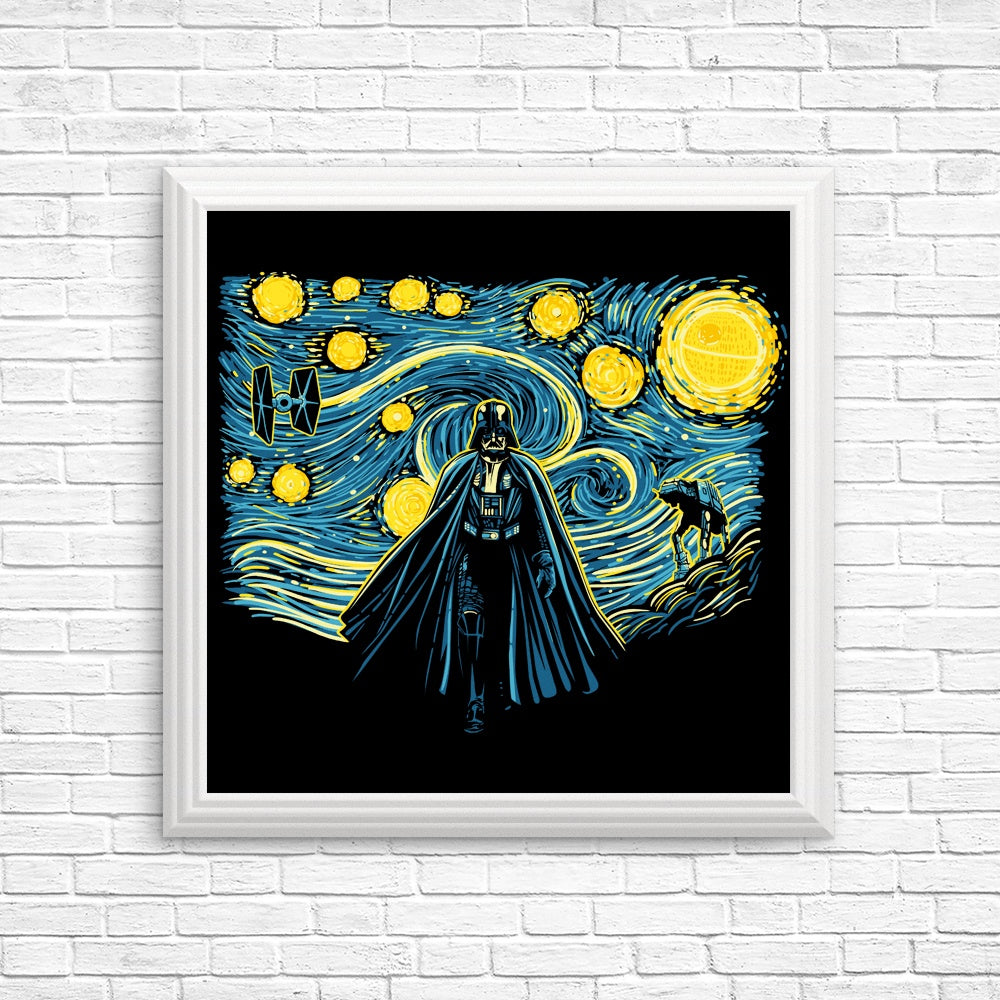 Starry Vader - Artistic Posters and Prints for Decor