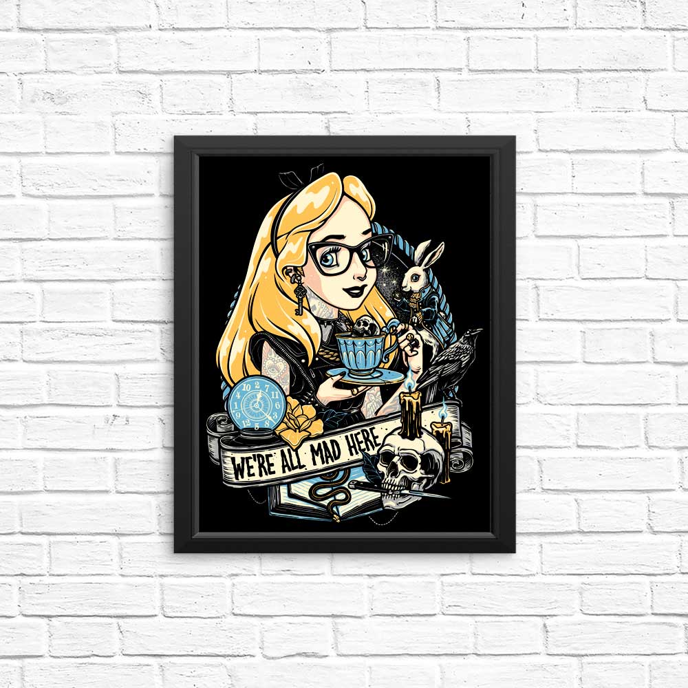 High - quality Rocker Alice Posters and Prints by Momma Gorilla
